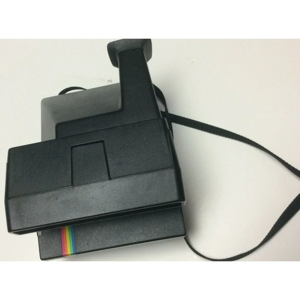 Collectible Polaroid One step 600 Land Camera, rainbow, good condition - T1125